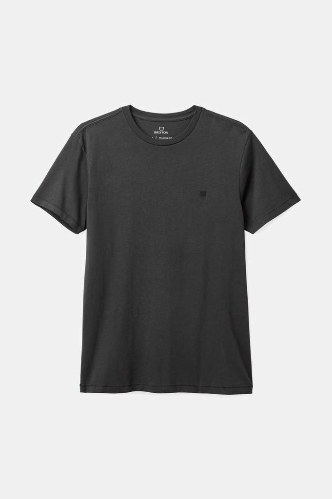 Brixton Unisex Vintage Reserve S/S T-shirt - Black Sol Wash | Profile