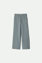 Women's Jane Ulitily Wide Leg Pant in the color Off White/Mood Indigo - Front Product View