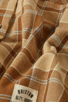 Women's Bowery Vintage L/S Overshirt in the color Washed Copper - Additional Laydown image