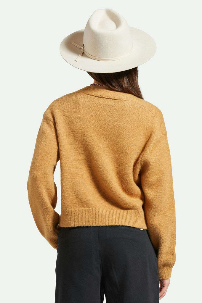 Brixton Unisex Cohen Cowboy Hat - Dove/Dove | Women's Back Fit