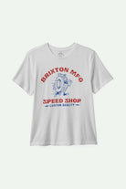 Brixton Women's Speed Shop Vintage Crew T-Shirt - White | Main