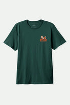 Men's Cool Cat S/S Standard T-Shirt in the color Deep Emerald - Front Product View
