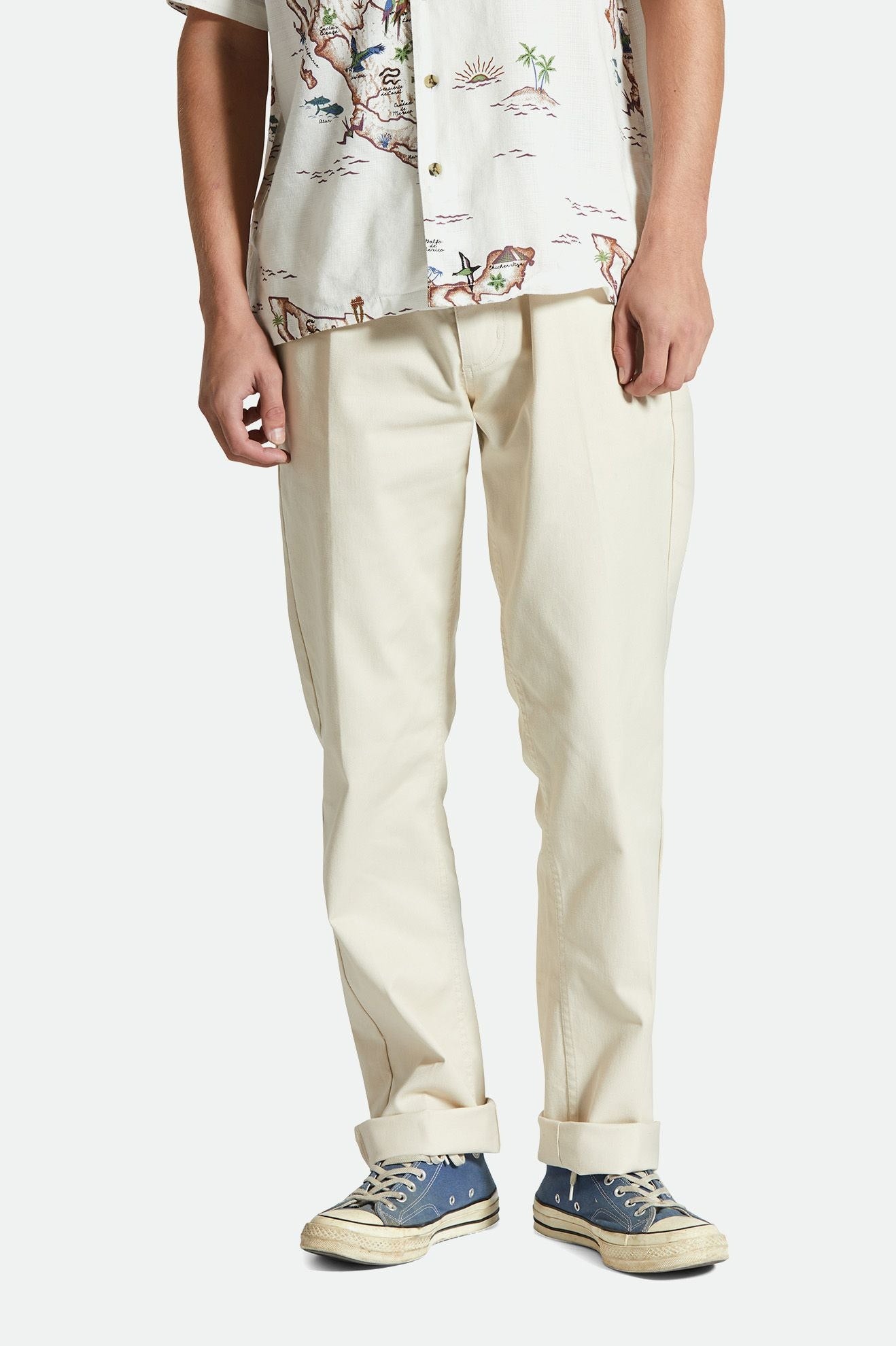 Men's Fit, Front View | Choice Chino Regular Pant - Whitecap
