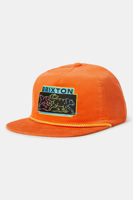 Brixton Unisex Neon Pack MP Snapback - Orange | Profile