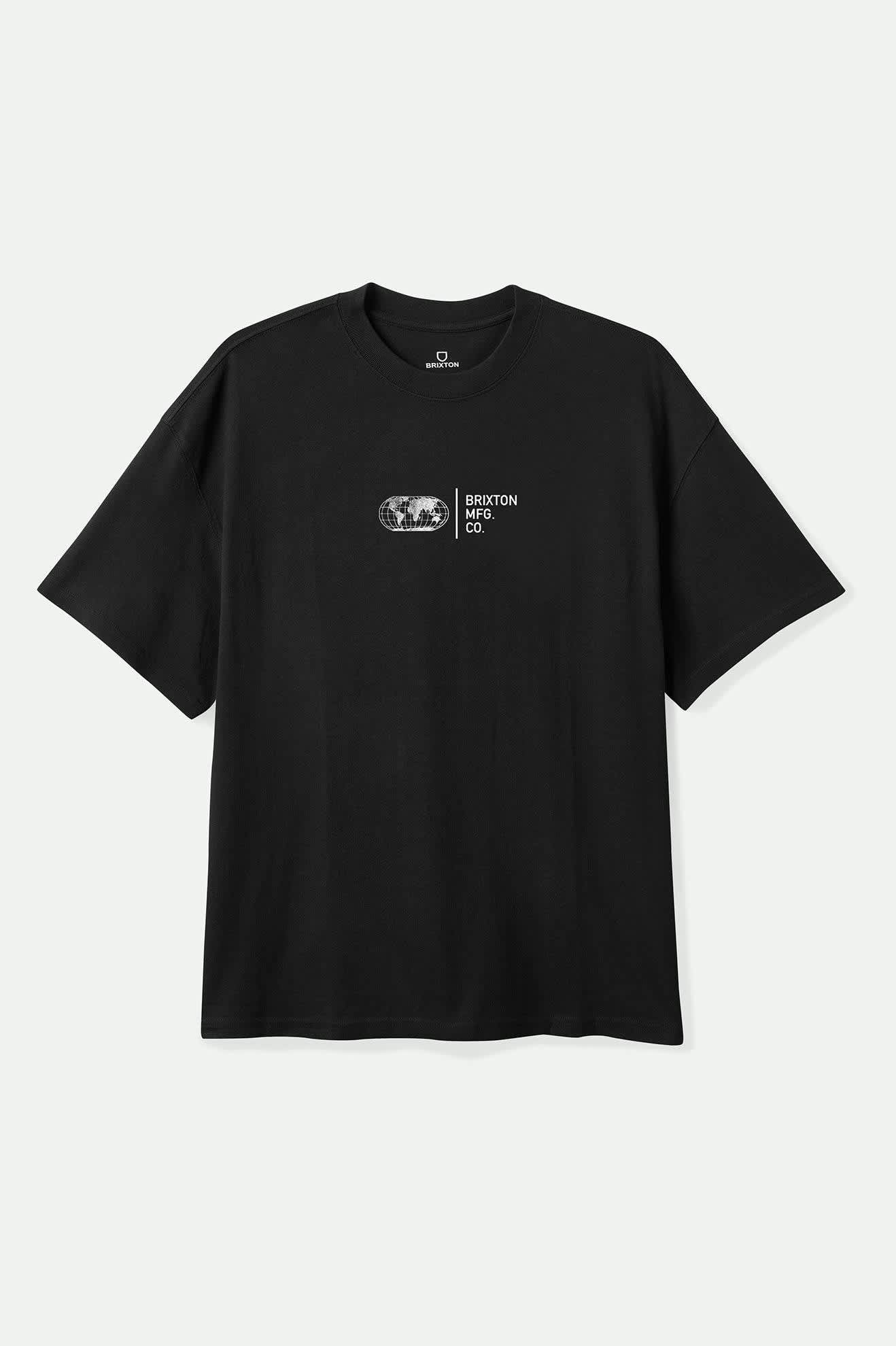 Men's Union Heavyweight Relaxed T-Shirt in the color Black Classic Wash - Front Product View