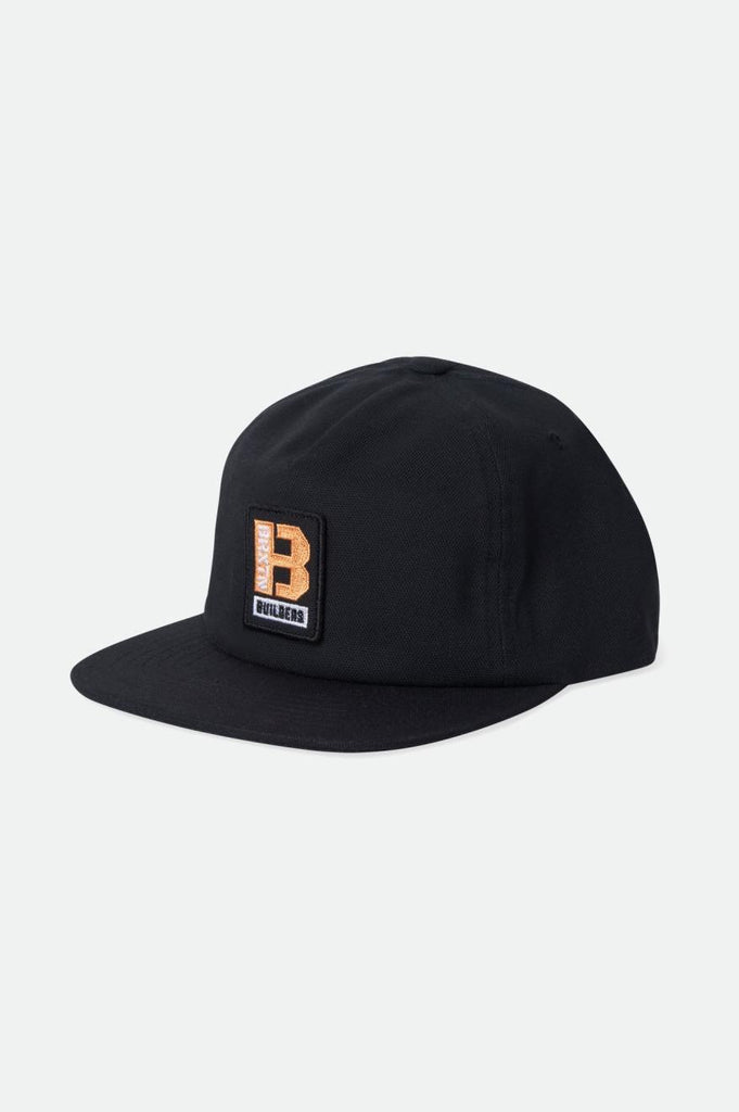 Brixton Builders MP Snapback - Black