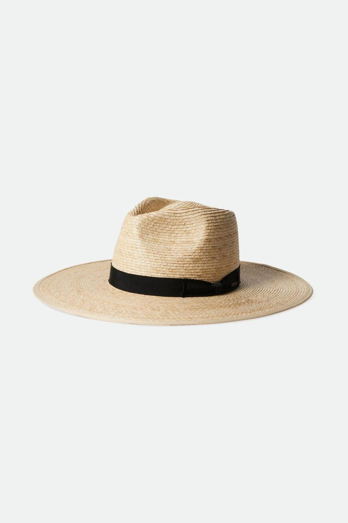 Brixton Jo Straw Rancher Hat - Natural/Black