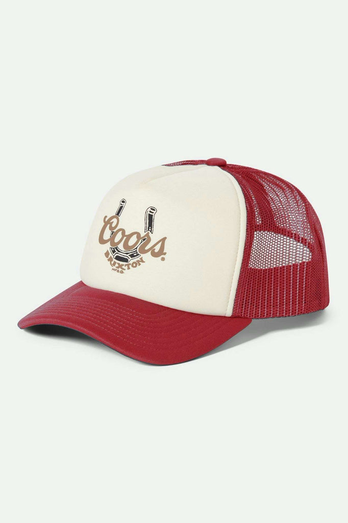 Brixton Unisex Coors Luck Trucker Hat - Red/White/Red | Main