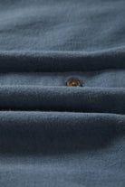 Men's Charter Organic Cotton Linen Blend S/S Shirt in the color Azure Blue - Additional Laydown image