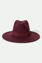 Women's Layton Comfort Fedora in the color Port/Port - Additional Laydown image