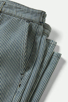 Women's Jane Ulitily Wide Leg Pant in the color Off White/Mood Indigo - Additional Laydown image