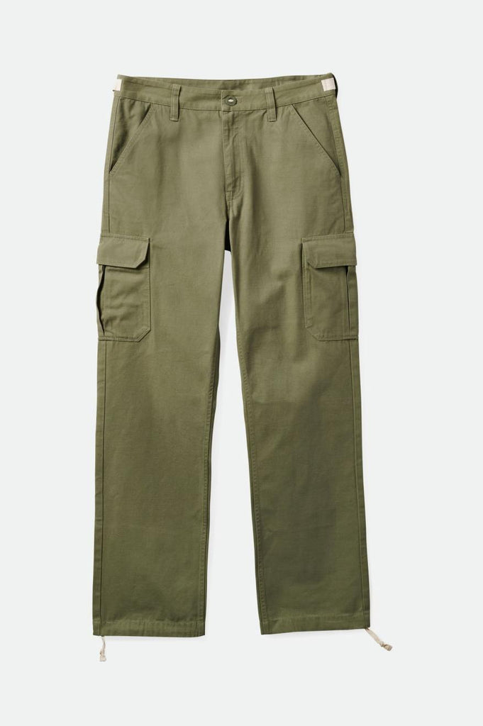 Brixton Men's Waypoint Twill Cargo Pant - Olive Surplus | Profile