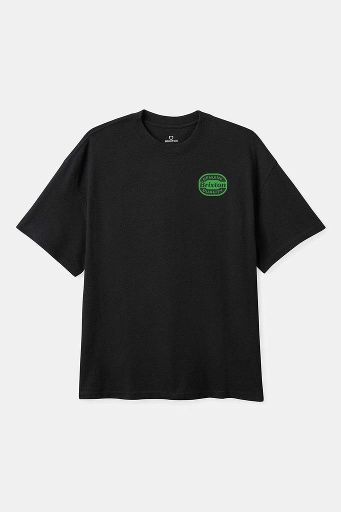 Brixton Men's Neon Keaton S/S Standard T-Shirt - Black | Profile