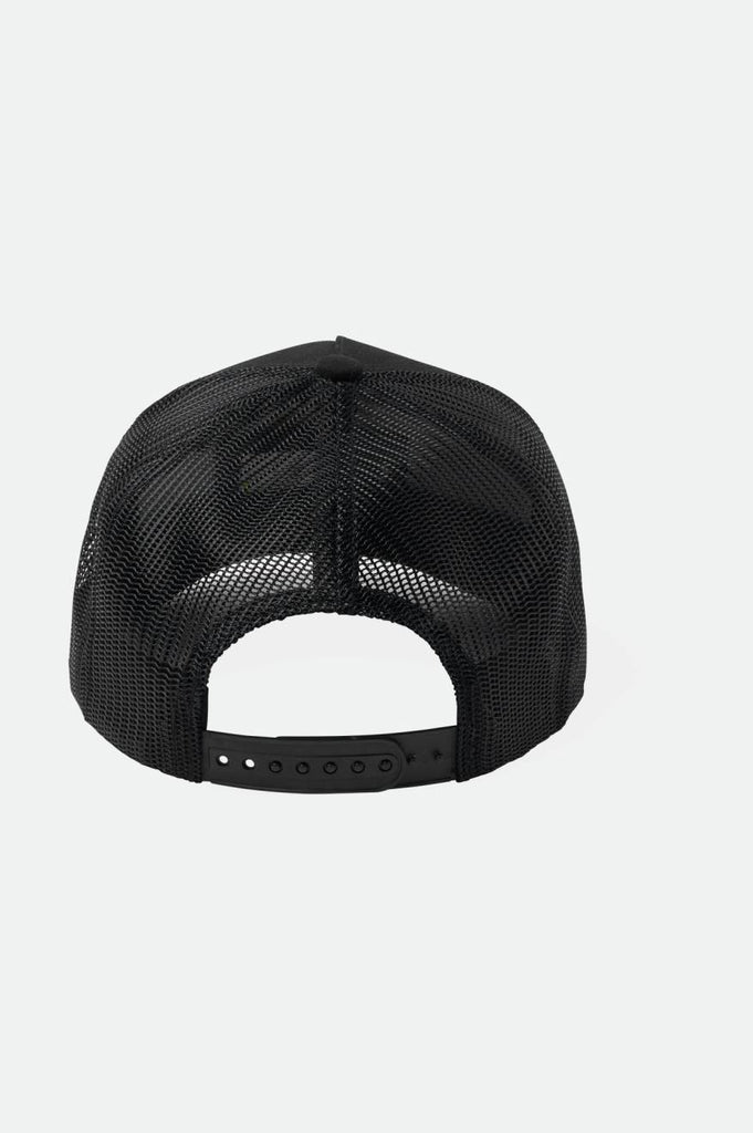 Brixton Ky Netplus MP Trucker Hat - Black/Black