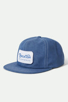 Unisex Grade Snapback in the color Denim - Front Product View