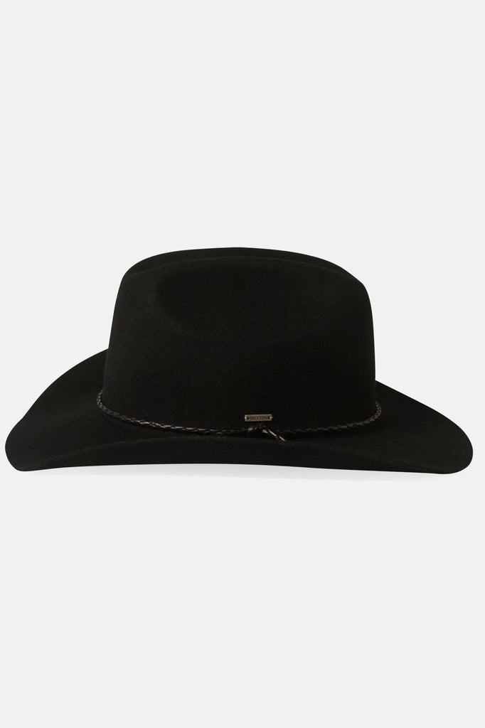 Brixton Unisex Range Cowboy Hat - Black | Extra Shot