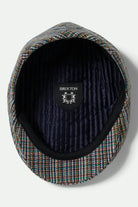Unisex Hooligan Flat Cap in the color Multi Plaid - Additional Laydown image