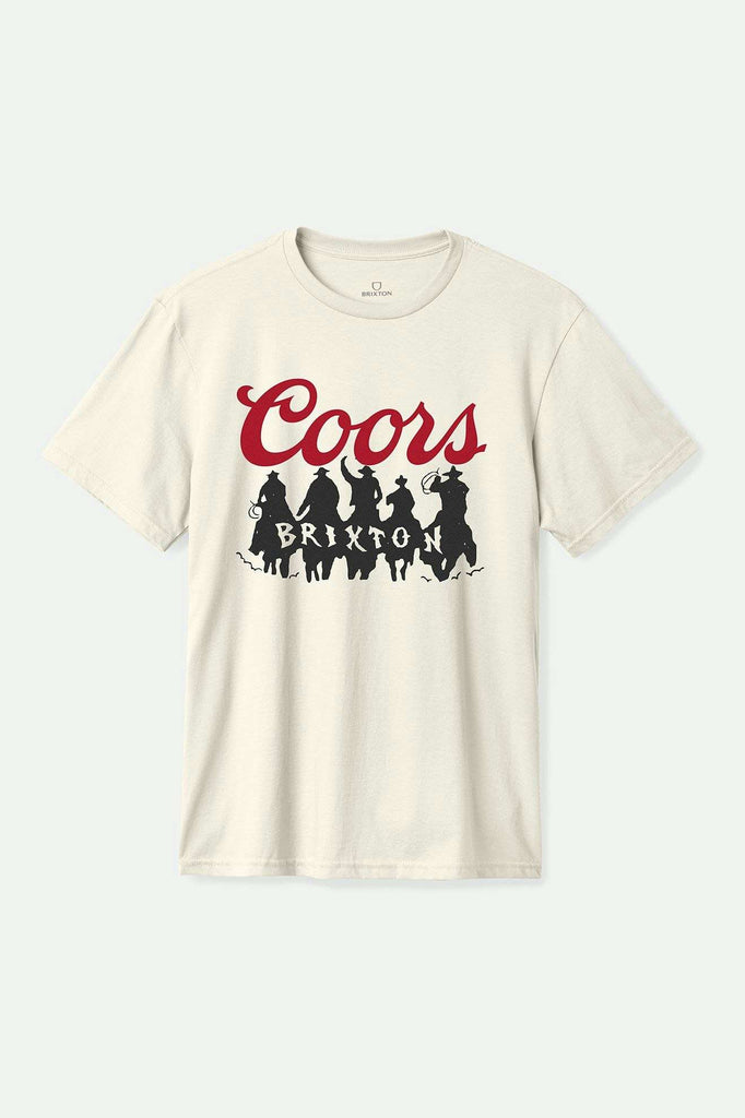 Brixton Men's Coors Bandit S/S Standard T-Shirt - Natural | Main