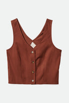 Brixton Women's Polanco Tank - Sepia | Profile