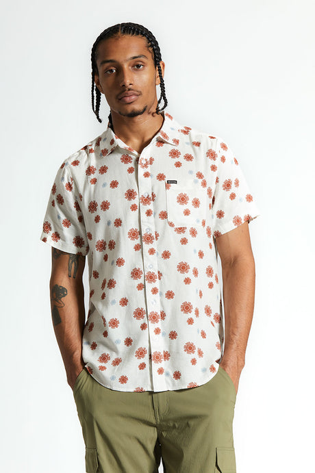 Charter Slub S/S Woven Shirt - Off White Sol