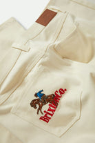 Women's Margo Cropped 5-Pocket Pant in the color Off White - Additional Laydown image