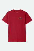 Men's Coors Light Pit Stop S/S Standard T-Shirt in the color Coors Red - Front Product View