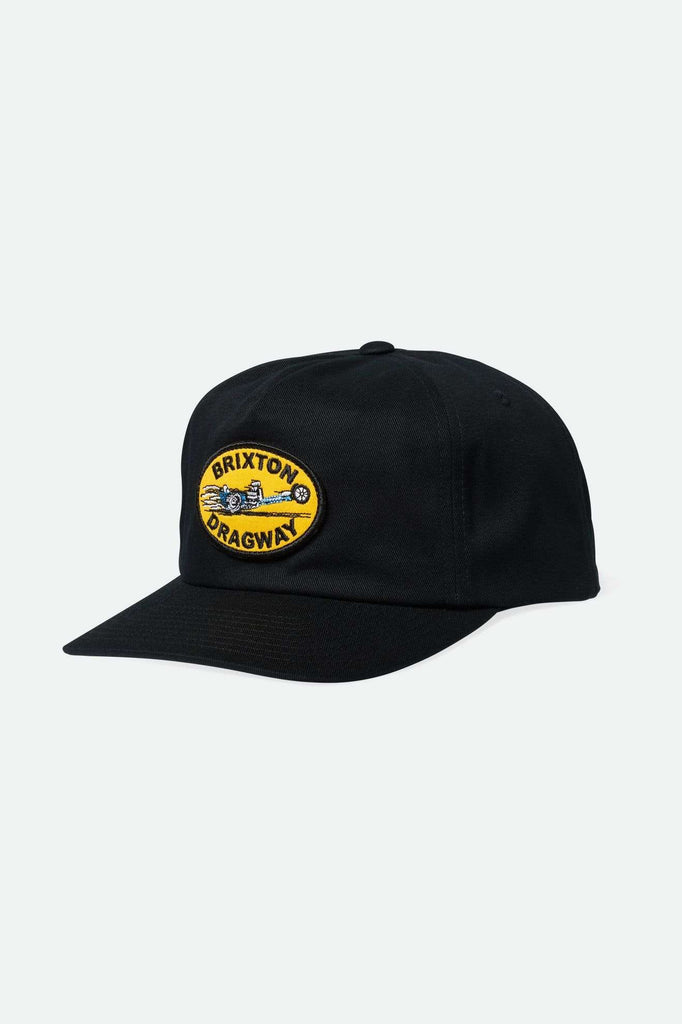 Brixton Men's Dragway Snapback - Black | Main