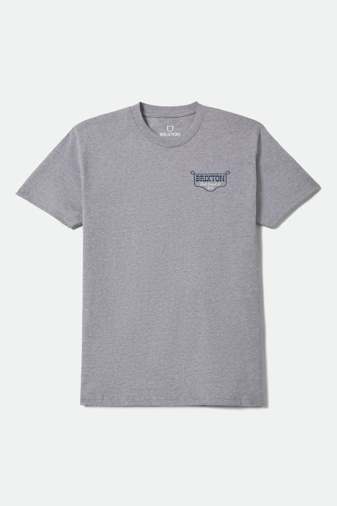 Men's Kinsey Standard T-Shirt in the color Heather Grey - Front Product Laydown Image