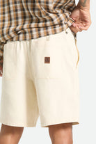 Men's Surplus Vintage Wash Herringbone Short in the color Whitecap - Additional Fit image