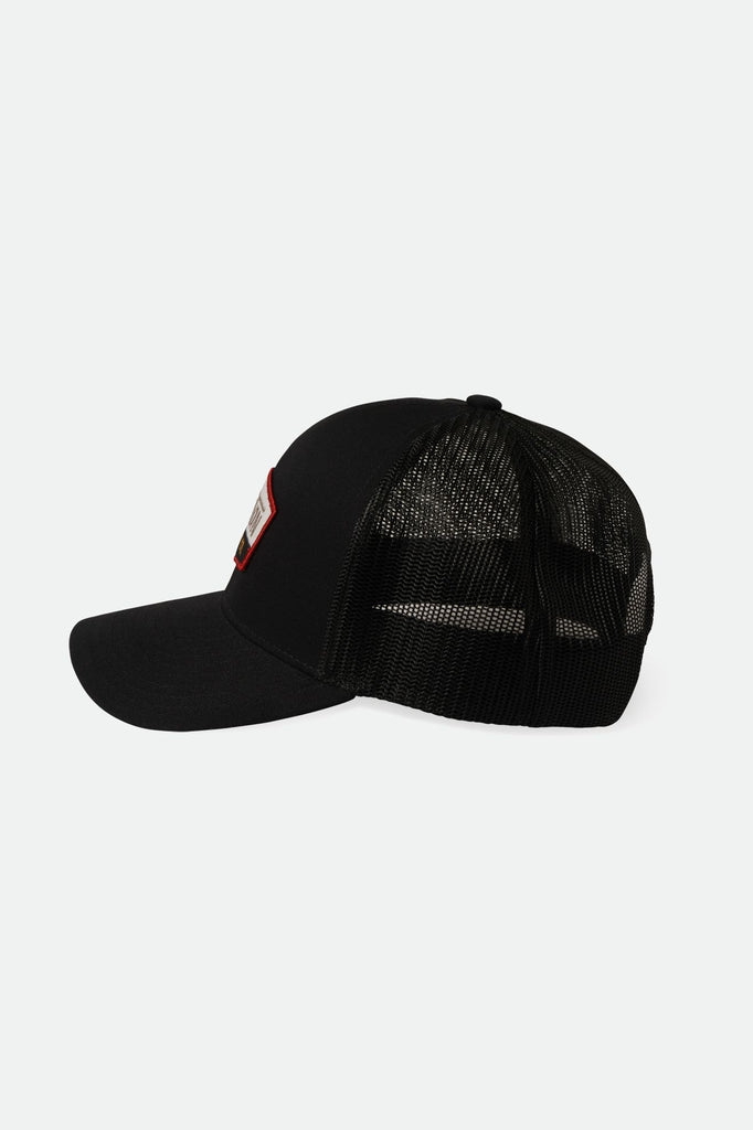 Brixton Men's Regal Netplus Trucker Hat - Black/Black | Extra Shot