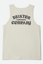 Men's Chains Tank Top in the color Off White - Additional Laydown image