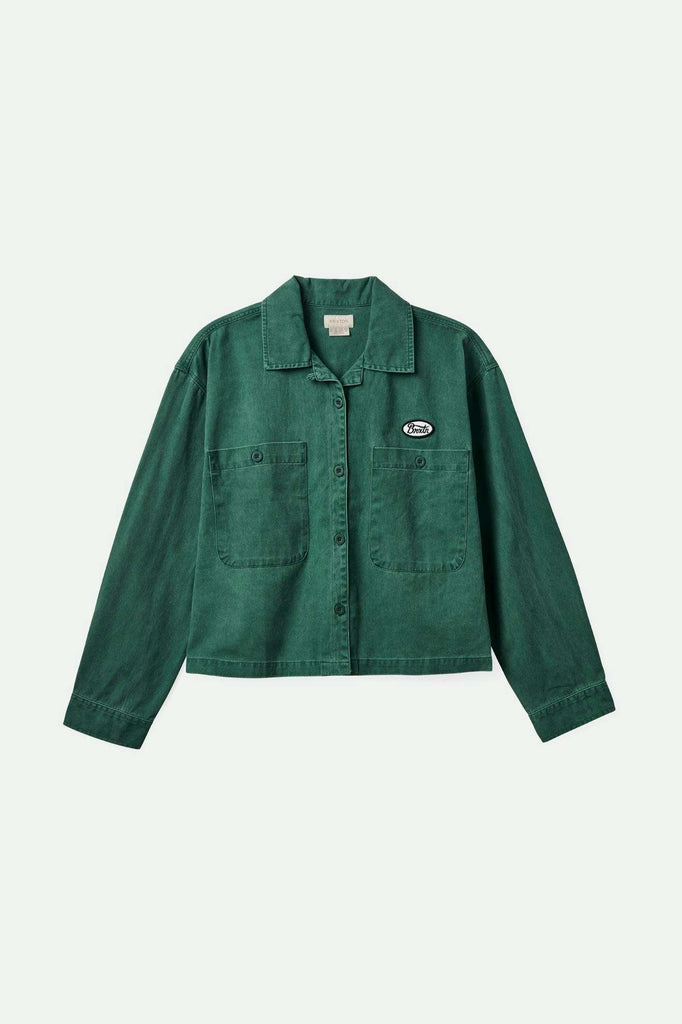 Brixton Women's Utopia L/S Overshirt - Garden Topiary | Main