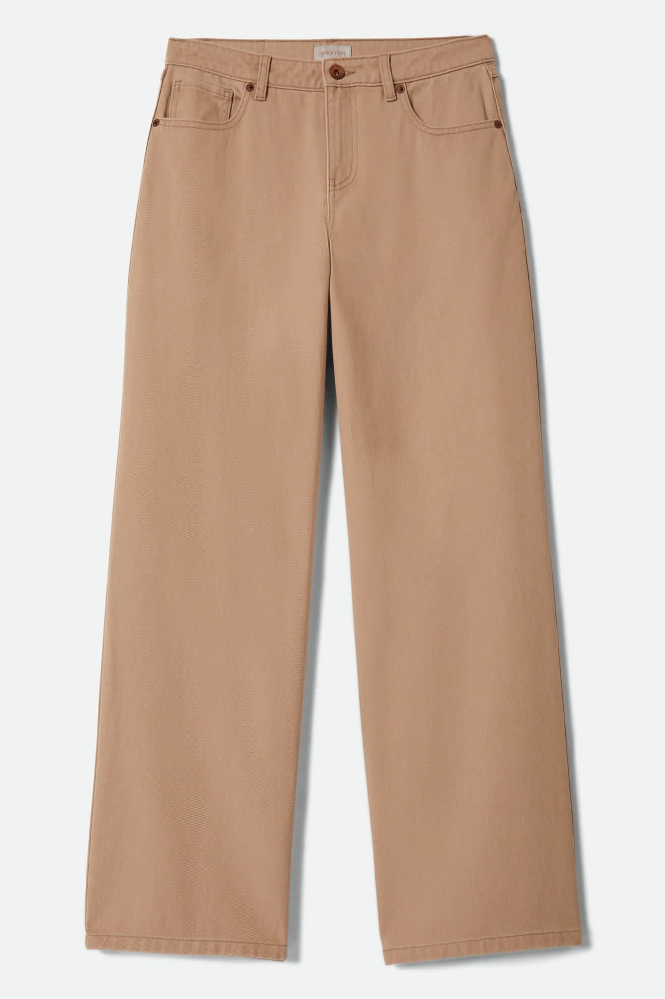 Women's The Chloe 5-Pocket Pant in the color Washed Timeless Taupe - Front Product View