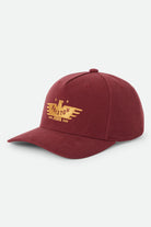 Unisex Ewing Snapback in the color Brick - Front Product Laydown Image