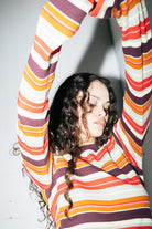 Women's Dolly L/S Knit Dress in the color Multi Stripe - Men's Lifestyle image