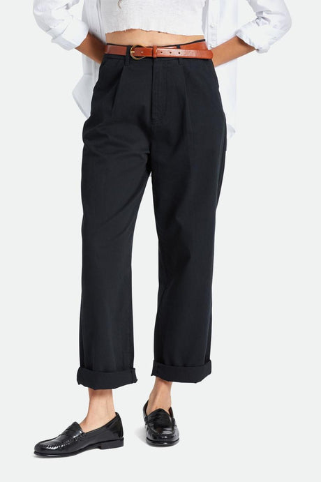 Women's Fit, Front View | Victory Trouser Pant - Black