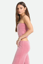 Women's Hot To Go Tube Top in the color Adrenaline Rush/White Weave - Women's Side View
