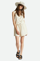 Women's Fit, Featured View | Polanco Tank - White Smoke