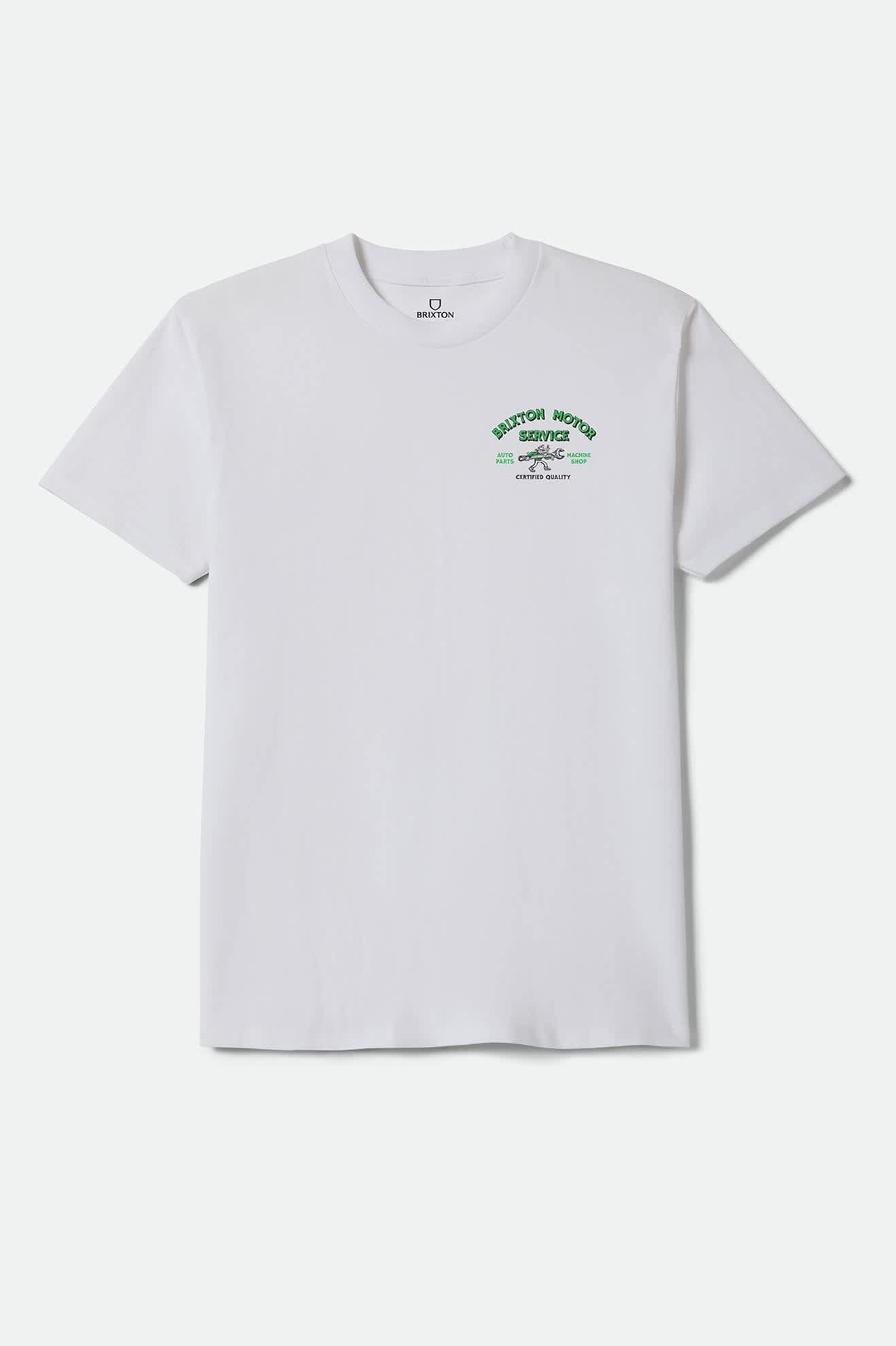 Men's Dyson Standard T-Shirt in the color White - Front Product Laydown Image