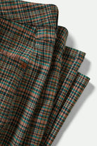 Women's Margo Cropped 5-Pocket Pant in the color Multi Stripe/Plaid - Additional Laydown image