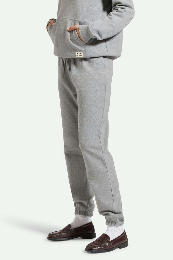 Women's Side Fit | Cross Loop French Terry Sweatpant - Heather Grey