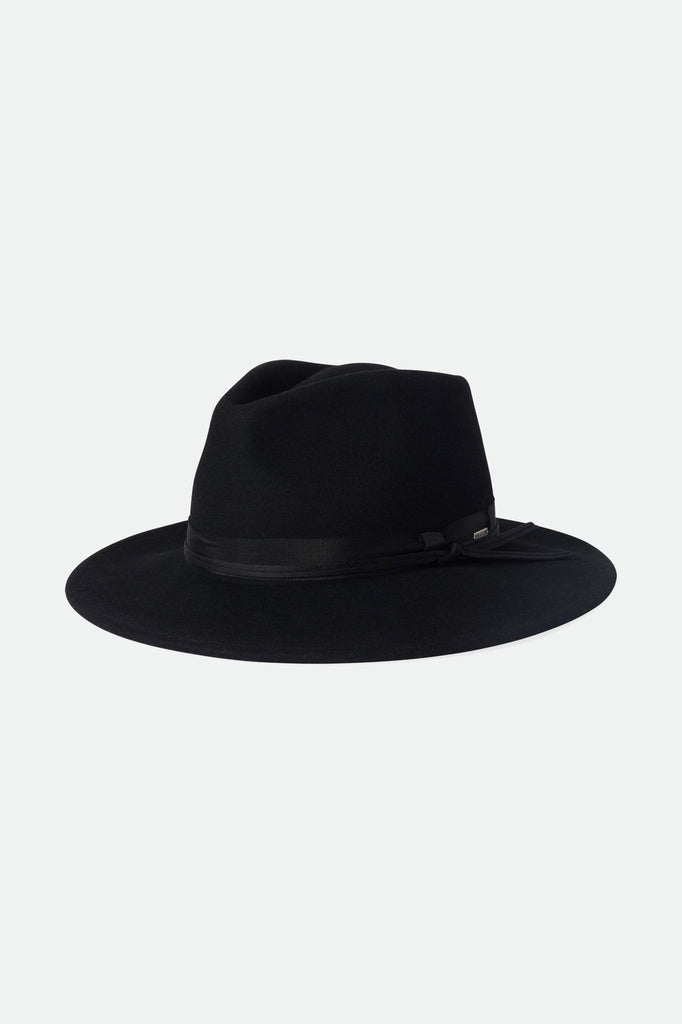 Brixton Unisex Dayton Convertabrim Rancher Hat - Black/Black | Profile