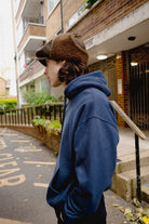 Unisex Barrel Earflap Snap Cap in the color Brown/Brown Tweed - Men's Lifestyle 2.0