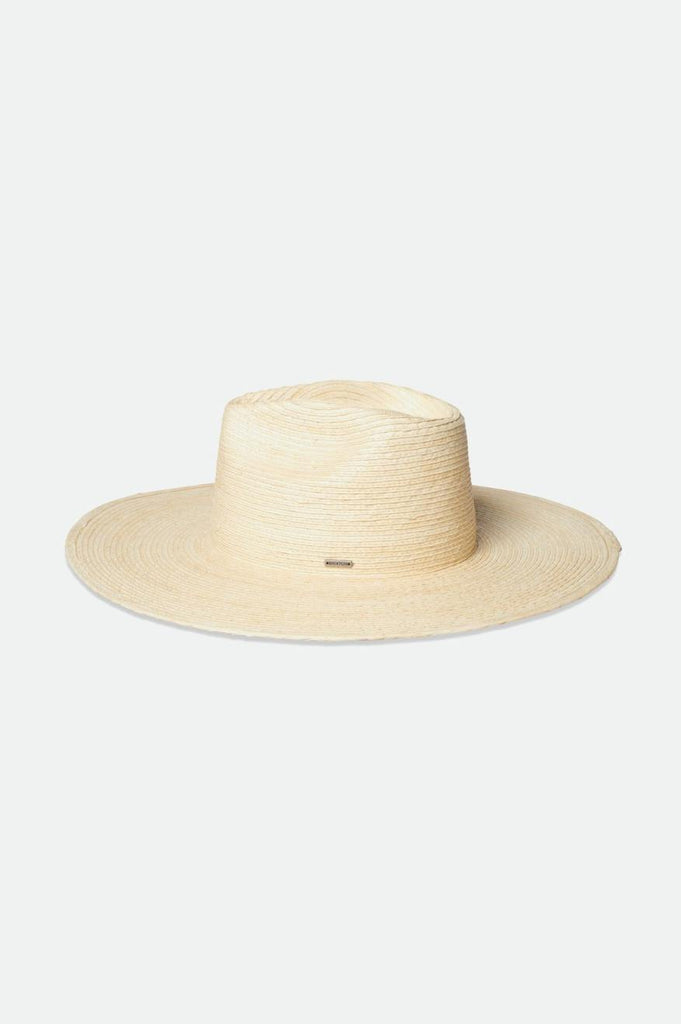 Brixton Primrose Straw Fedora - Natural