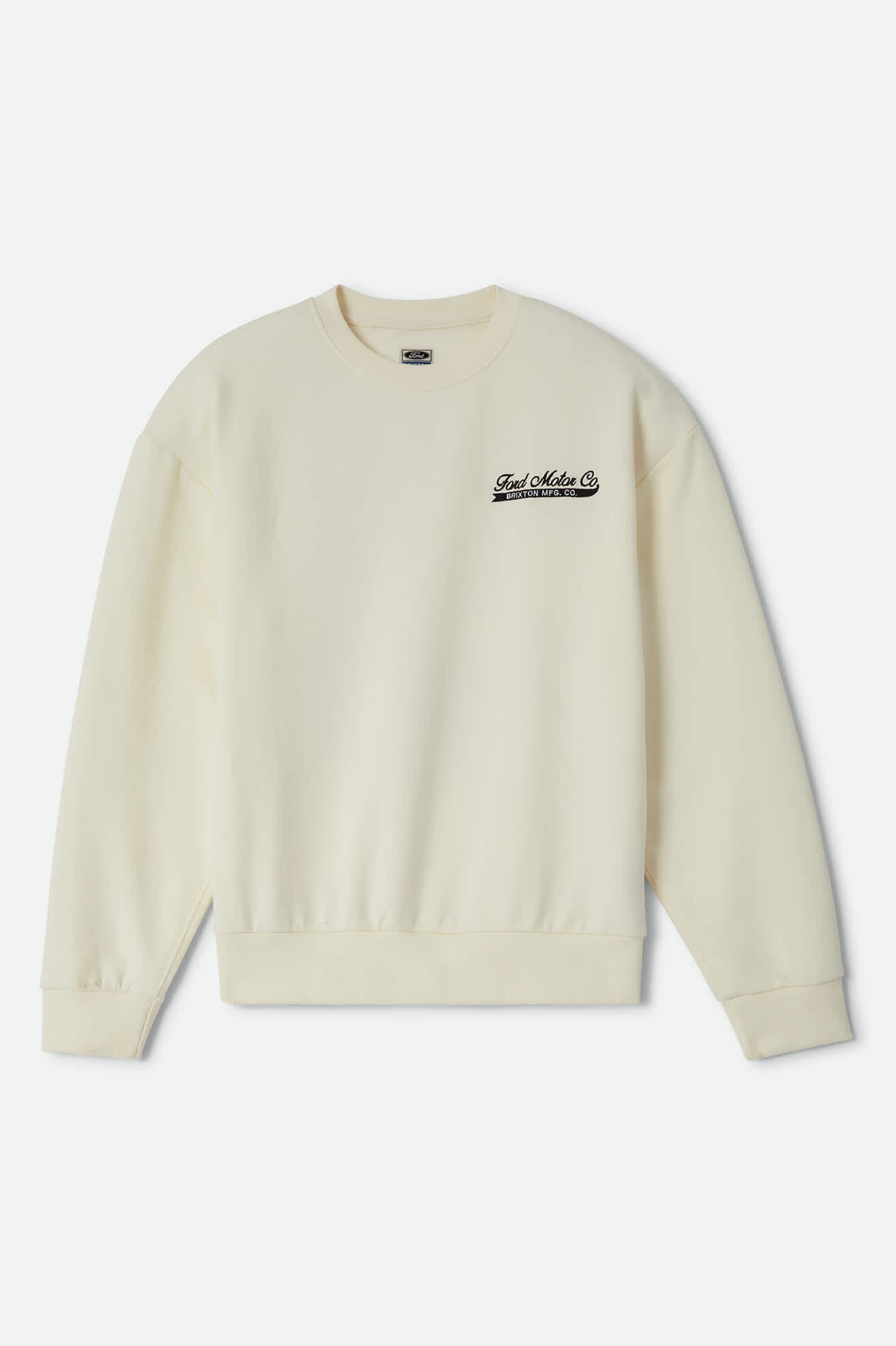 Men's Ford 71 Pickup Crew in the color Wimbledon White - Front Product Laydown Image