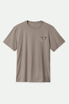 Men's Keller S/S Standard T-Shirt in the color Cinder Worn Wash - Front Product View
