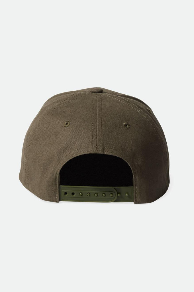 Brixton Palmer Proper Netplus MP Snapback - Olive Surplus/Navy/Washed Black