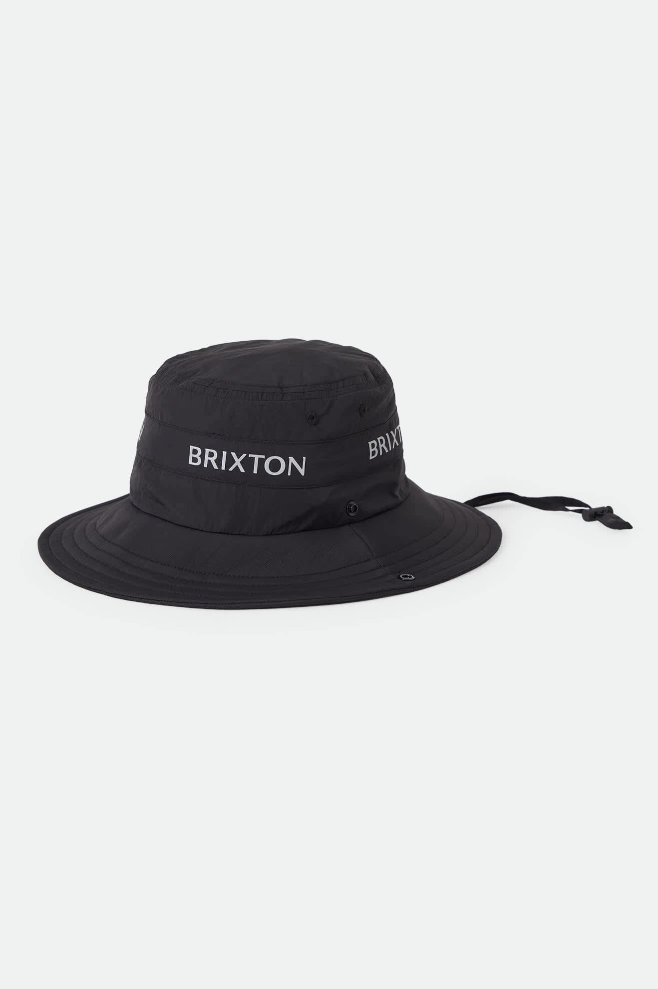 Unisex Journey Safari Hat in the color Black - Front Product Laydown Image