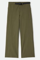 Men's Journey Utility Pant in the color Dark Olive/Olive Surplus - Front Product Laydown Image