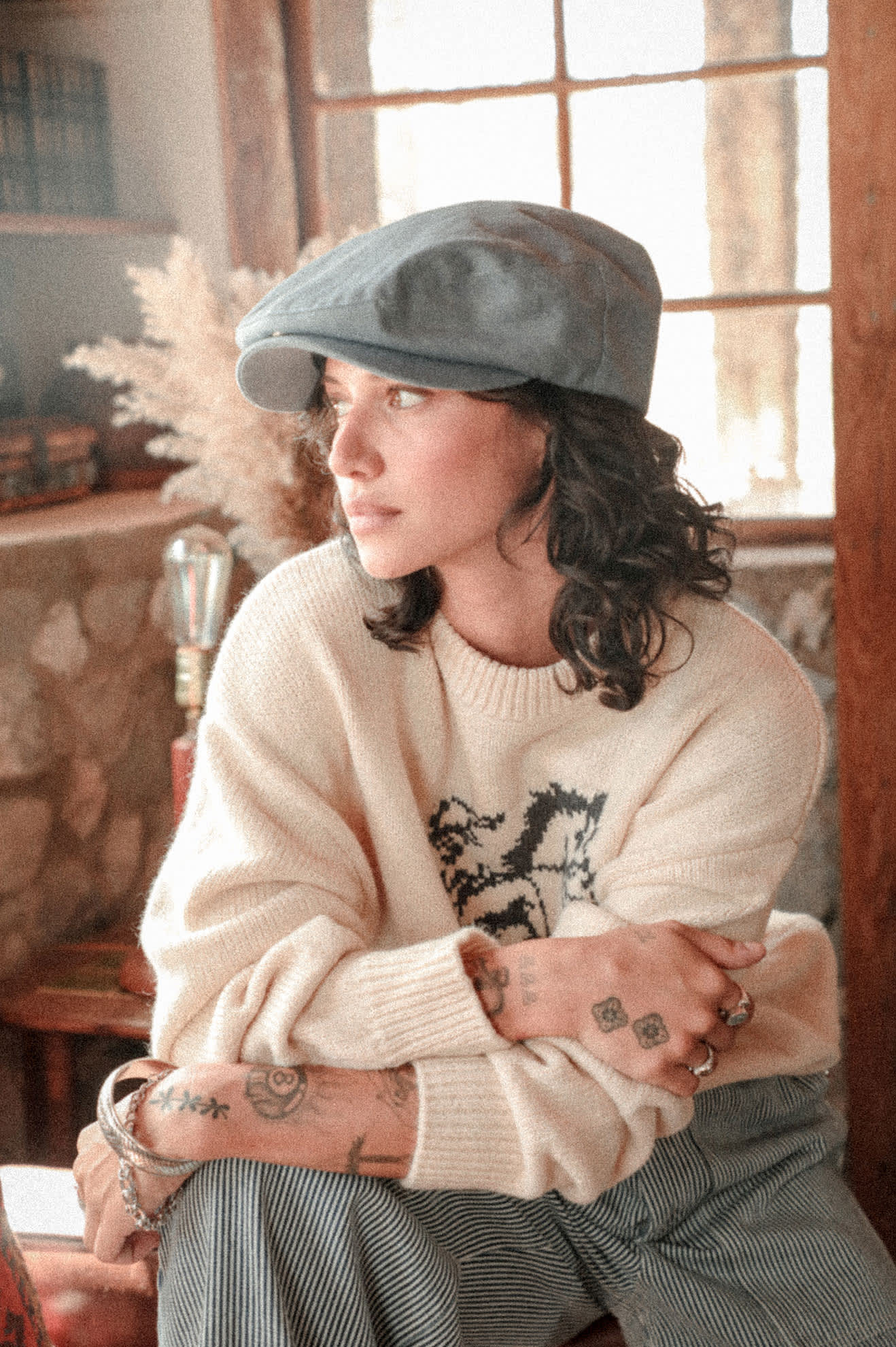 Unisex Barrel Alpha Snap Cap in the color Light Stone Wash Denim - Women's Lifestyle 3.0